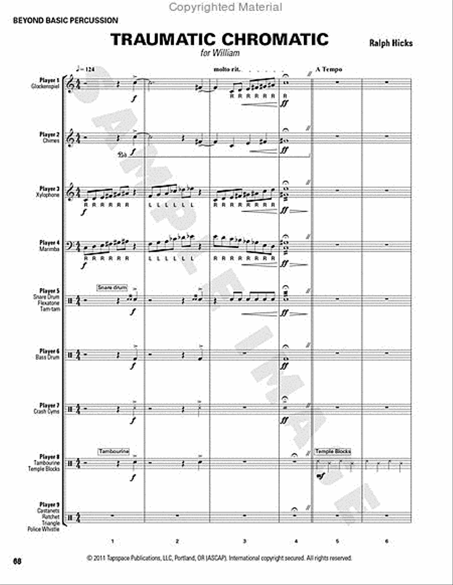 Beyond Basic Percussion Percussion scores gallery preview page 29