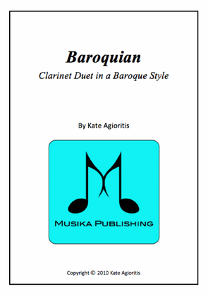 Baroquian - Duet for 2 Clarinets in a Baroque Style