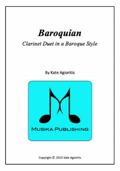 Baroquian - Duet for 2 Clarinets in a Baroque Style image number null