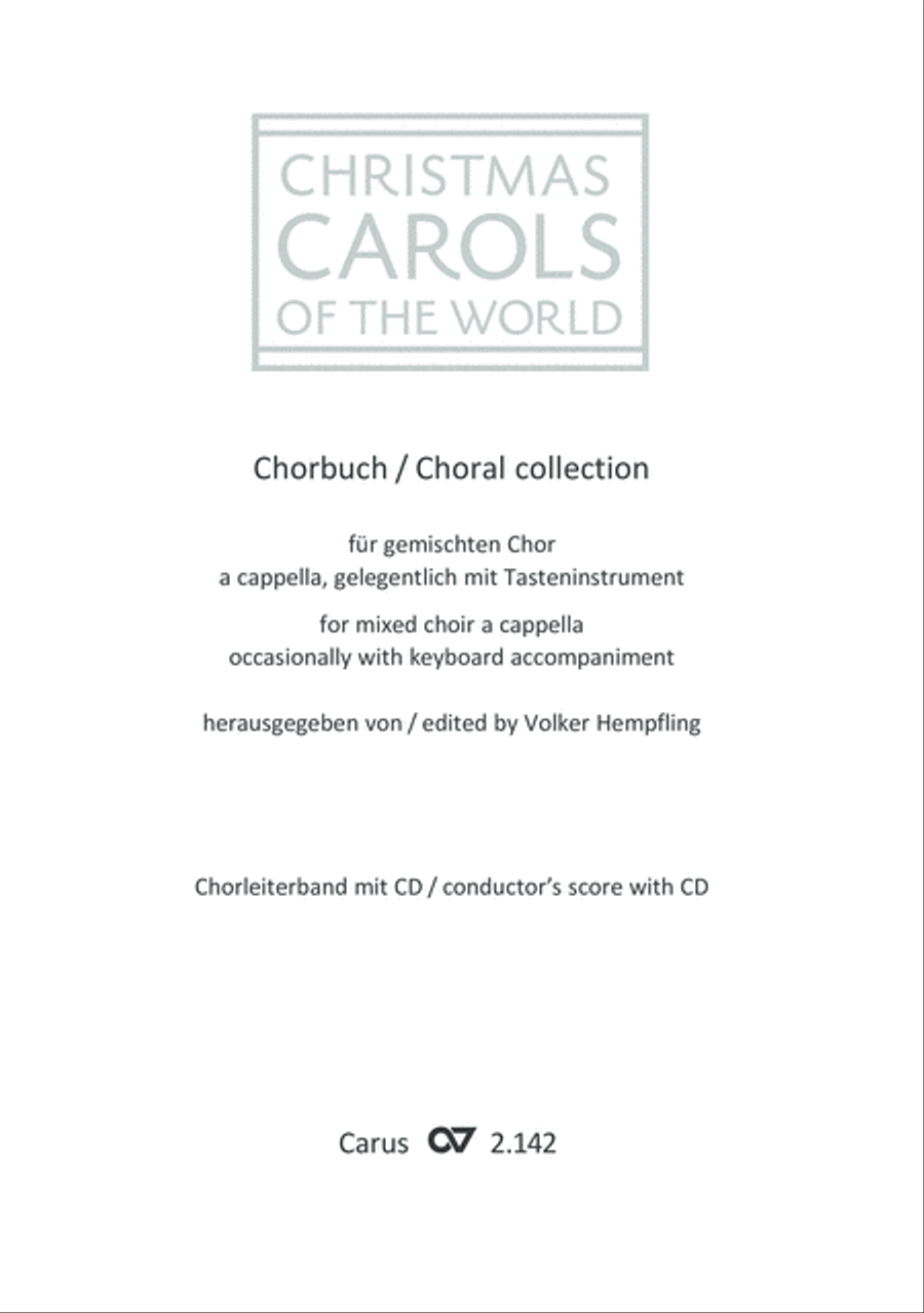 Christmas Carols of the World. Choral collection 4-Part scores gallery preview page 3