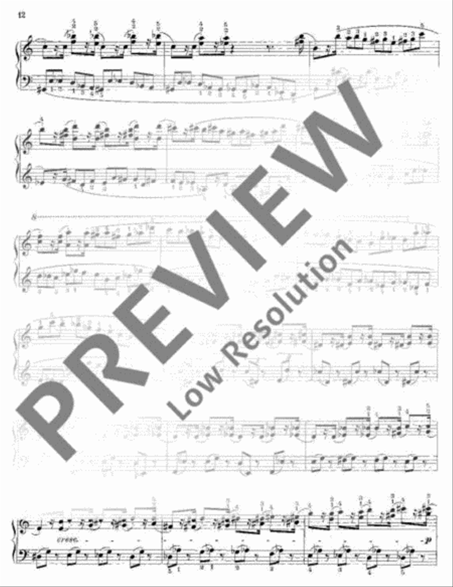 5 x 10 Etüden Piano Solo scores gallery preview page 13
