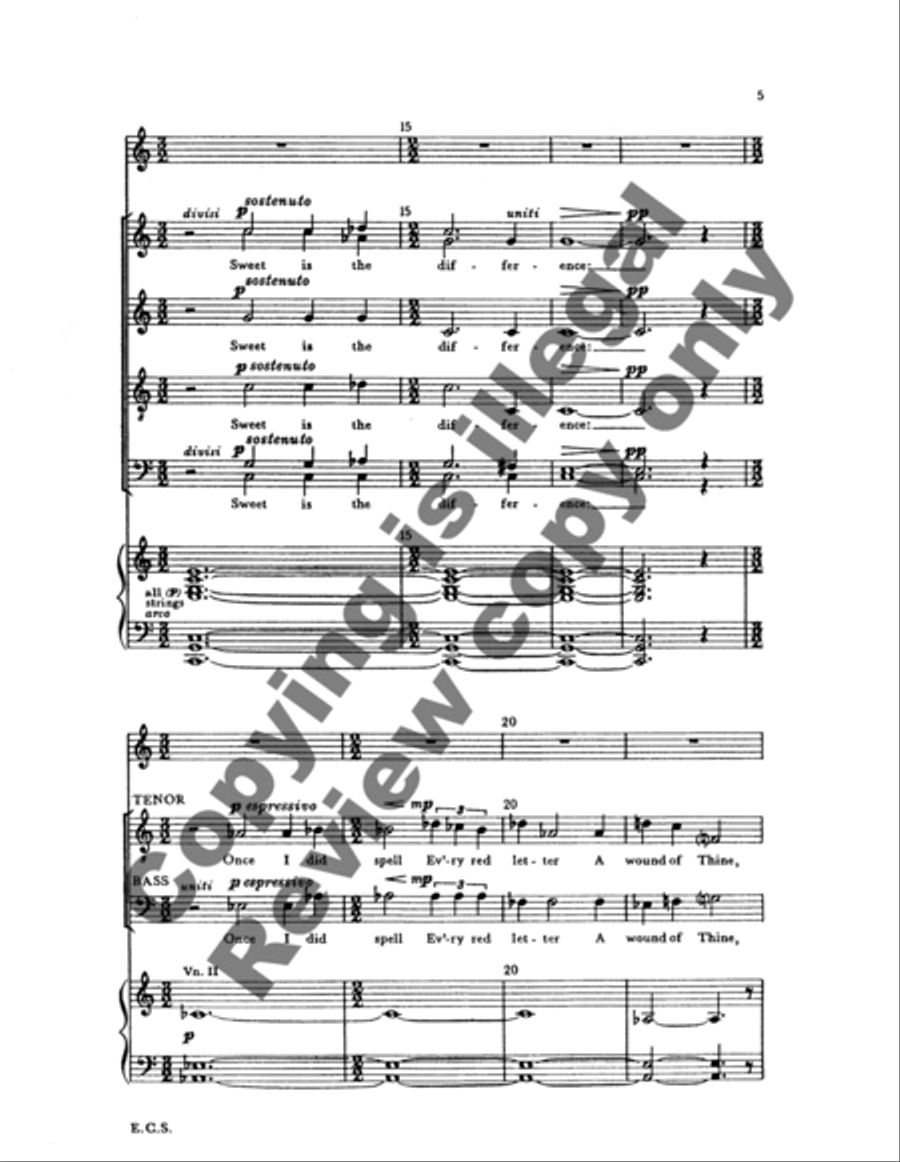 Three Lenten Poems of Richard Crashaw 4-Part scores gallery preview page 10