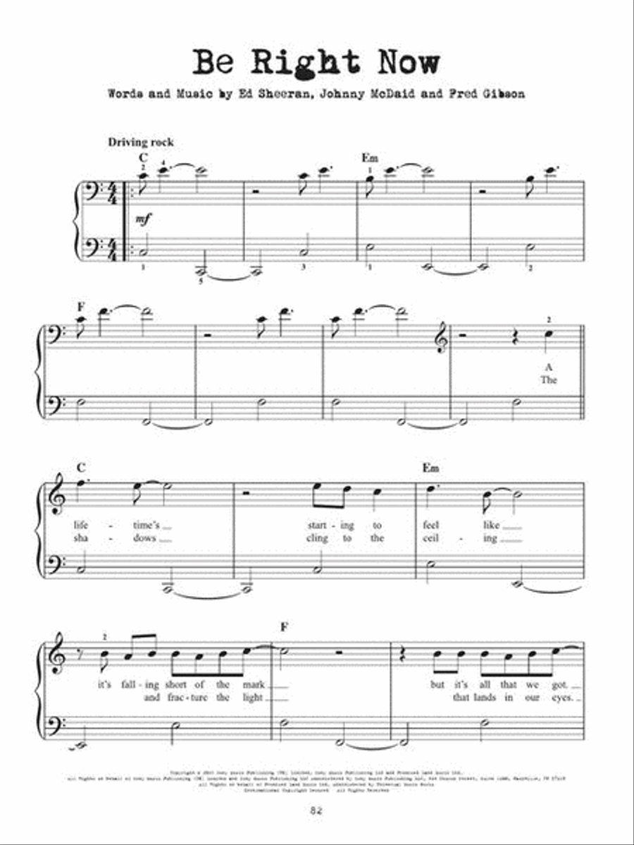 Ed Sheeran – Equals Ed Sheeran – Equals Easy Piano scores gallery preview page 6