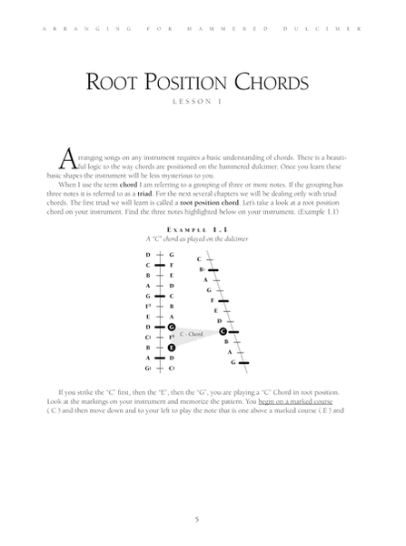 Arranging for Hammered Dulcimer