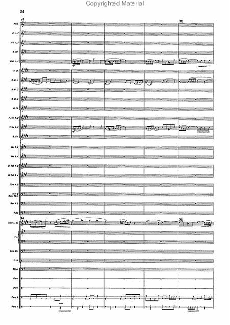 Concertango Concert Band scores gallery preview page 85