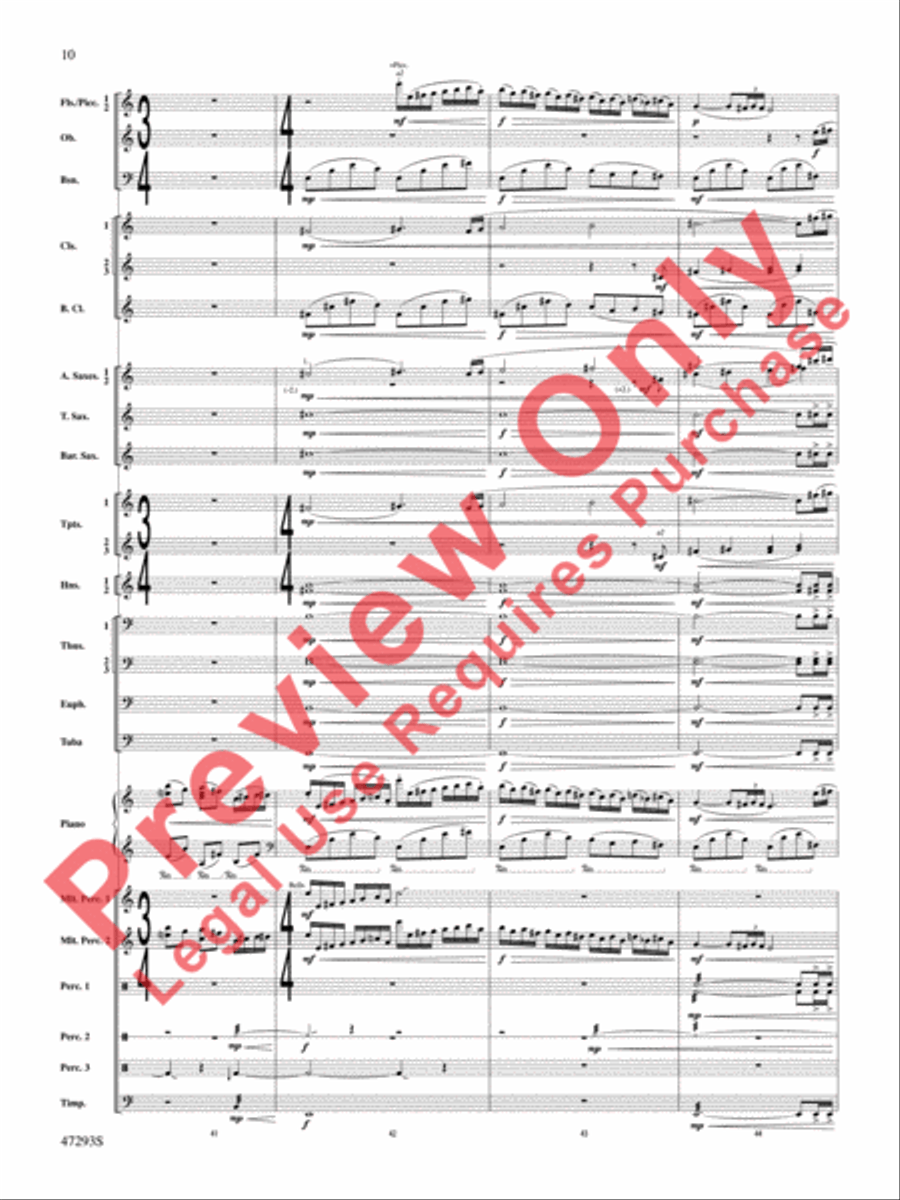 Phantasmagoria Concert Band scores gallery preview page 11
