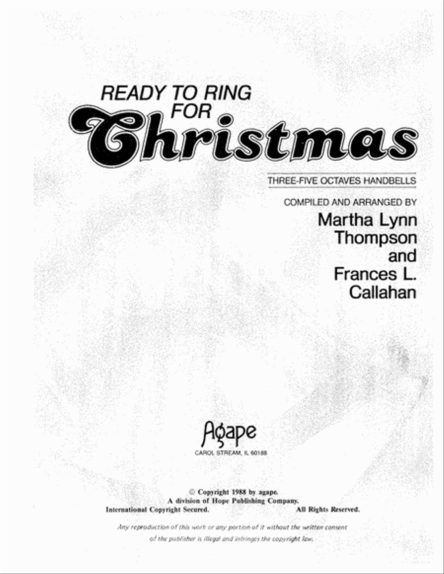 Ready to Ring for Christmas 5-Octaves scores gallery preview page 3
