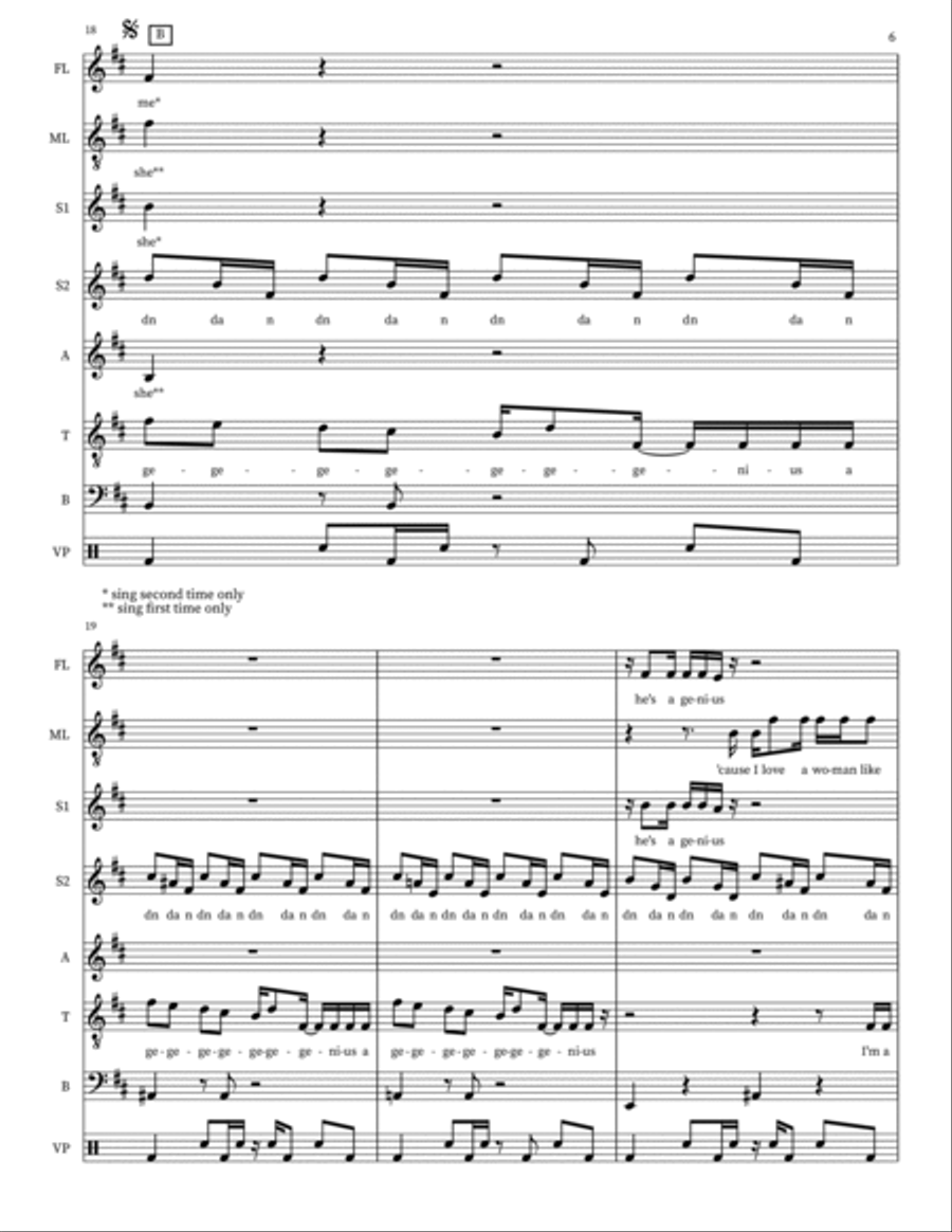 Genius Genius Choir scores gallery preview page 6