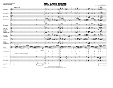 NFL Game Theme - Full Score
