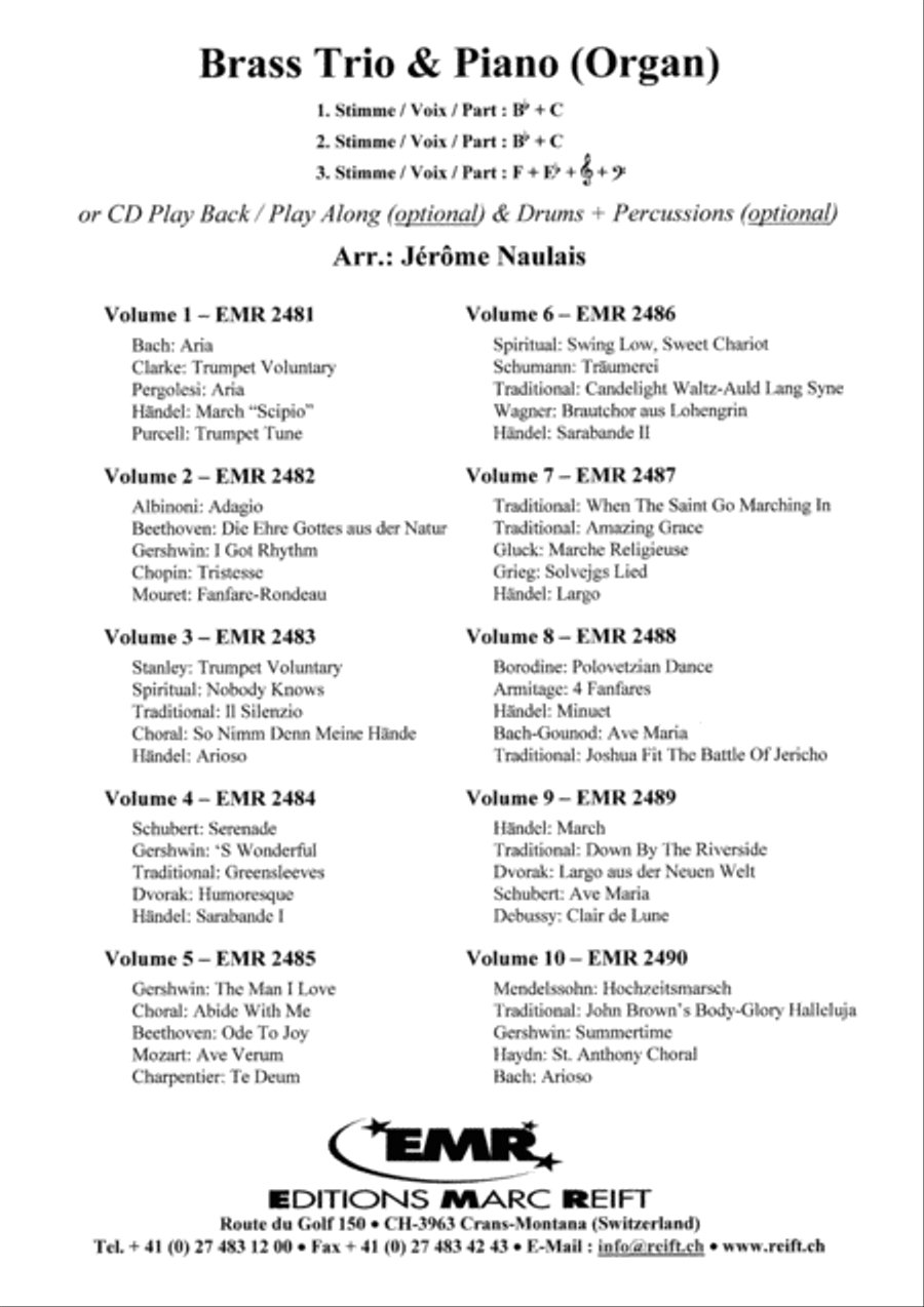 Album Volume 9 Brass Trio scores gallery preview page 8