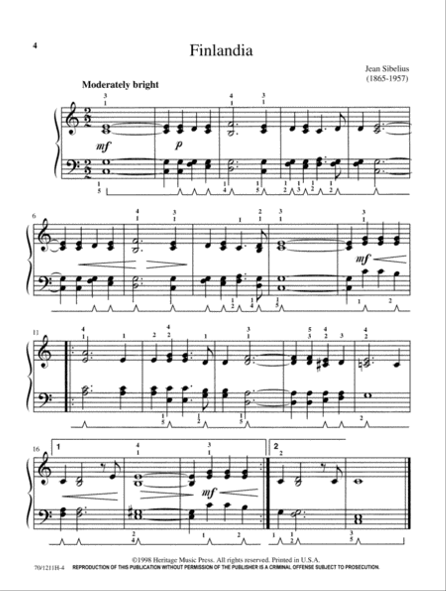 Mastering Melodies: Early Twentieth Century Piano Solo scores gallery preview page 4