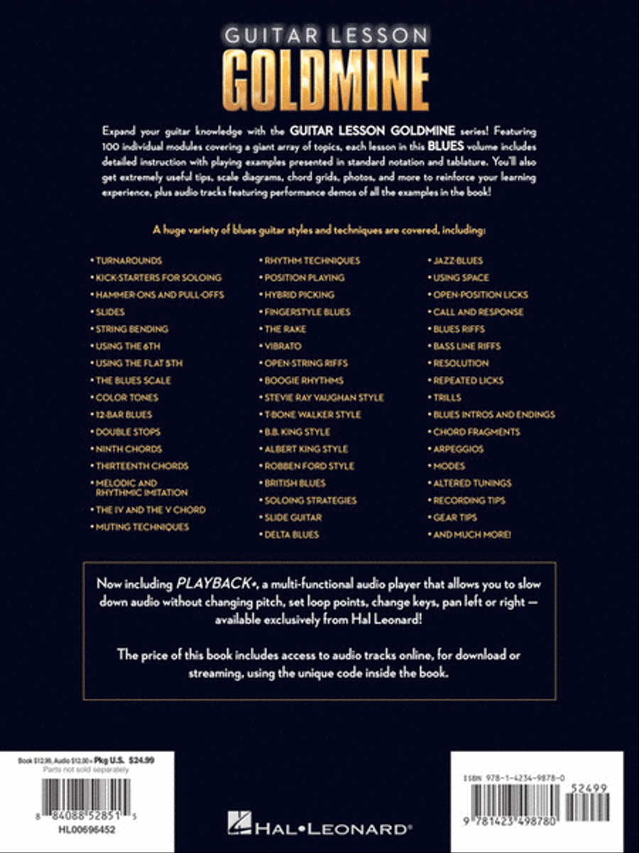 100 Blues Lessons Electric Guitar scores gallery preview page 9