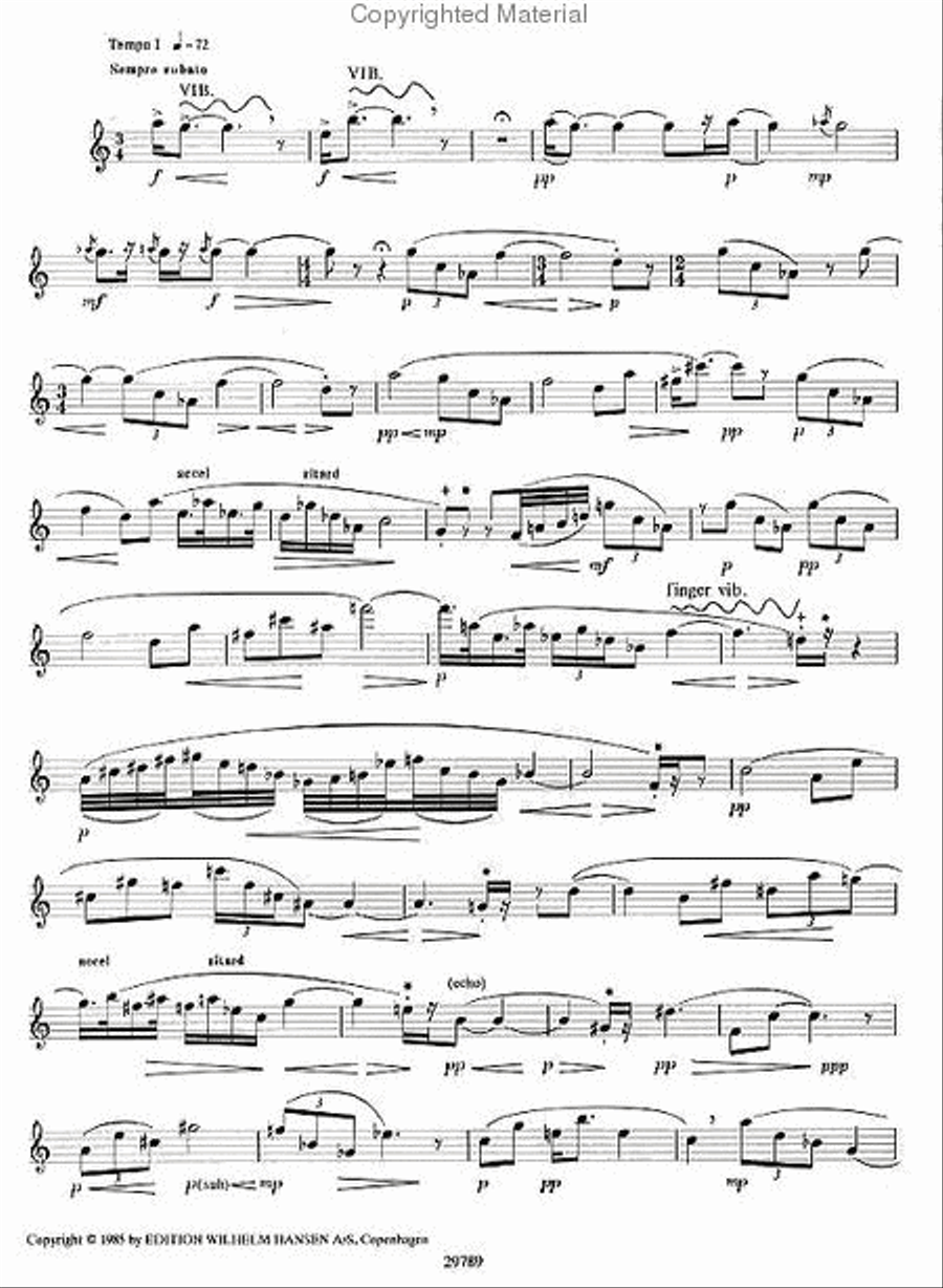 Olav Anton Thommessen: The Blockbird Alto Recorder scores gallery preview page 2