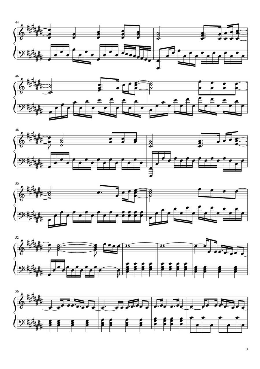 God Of Revival God Of Revival Piano Solo scores gallery preview page 3