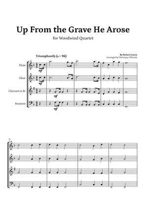 Up From the Grave He Arose (Woodwind Quartet) - Easter Hymn