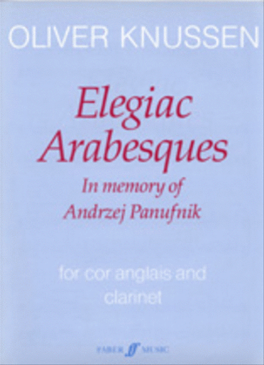 Elegiac Arabesques English Horn scores gallery preview page 1