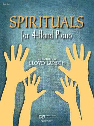 Book cover for Spirituals for 4-Hand Piano