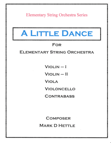 A Little Dance for Elementary String Orchestra image number null