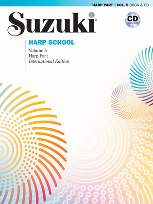 Book cover for Suzuki Harp School, Volume 5
