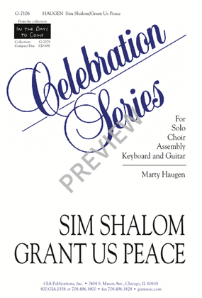 Sim Shalom / Grant Us Peace