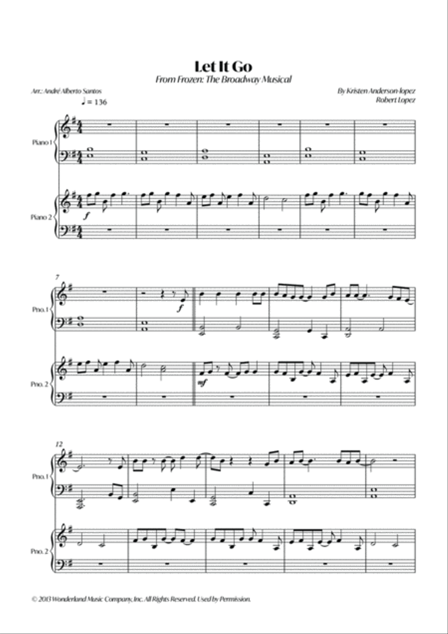 Let It Go Piano Method scores gallery preview page 2