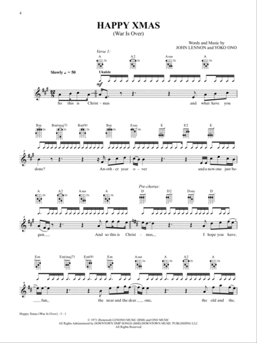 It's a Ukulele Christmas Ukulele scores gallery preview page 5