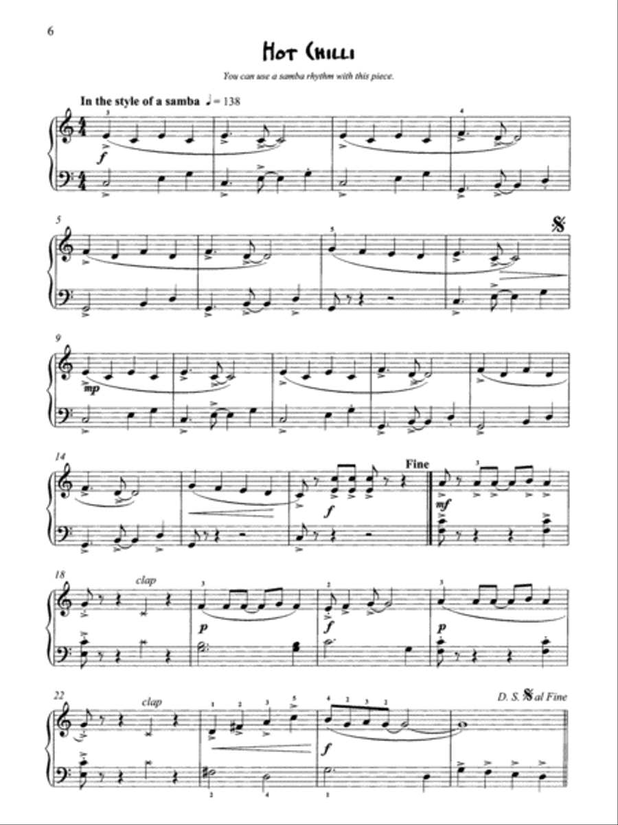 Really Easy Jazzin' About for Piano / Keyboard Easy Piano scores gallery preview page 2