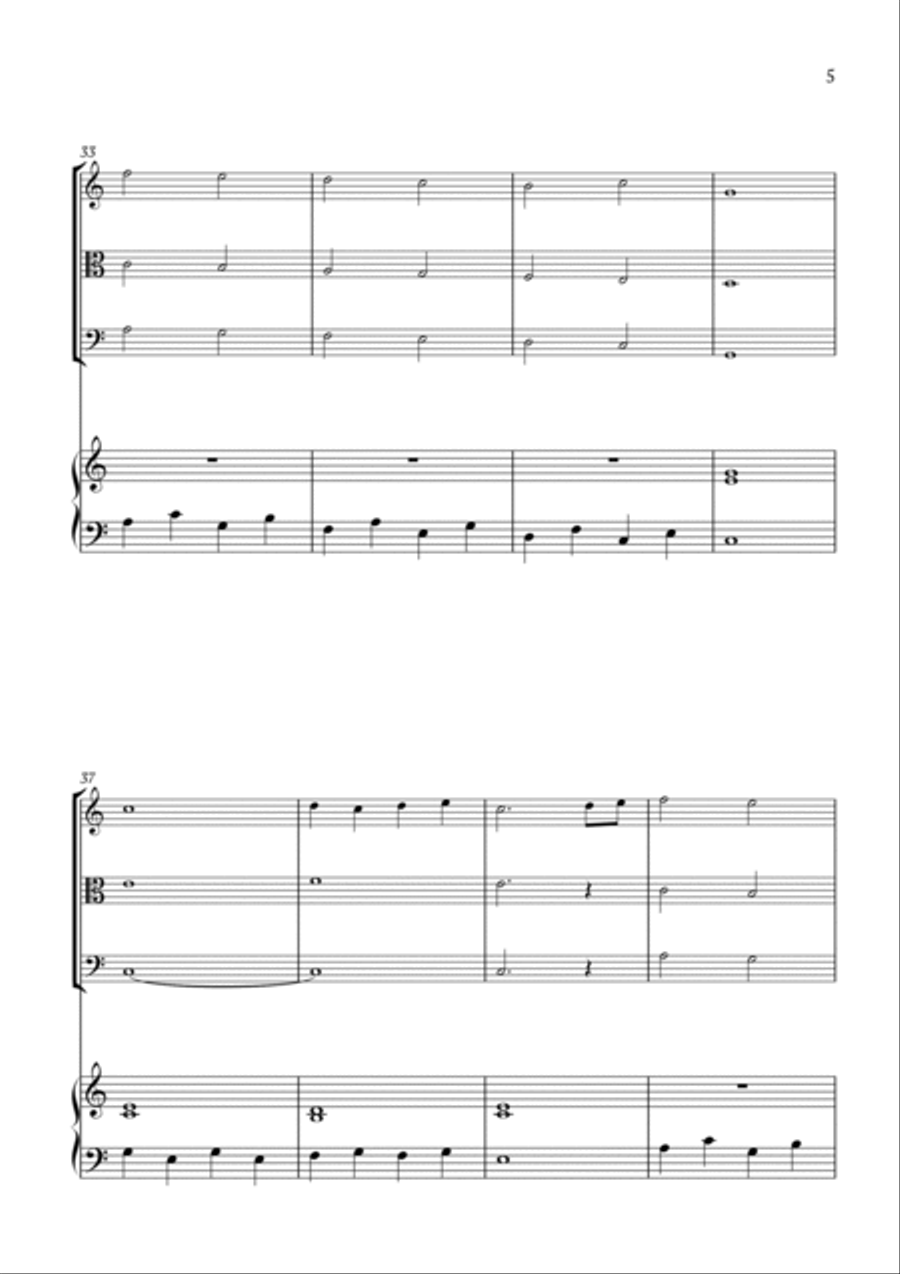 Piano Concerto No.27 Piano Quartet scores gallery preview page 5