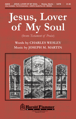 Book cover for Jesus, Lover of My Soul (from Testament of Praise)