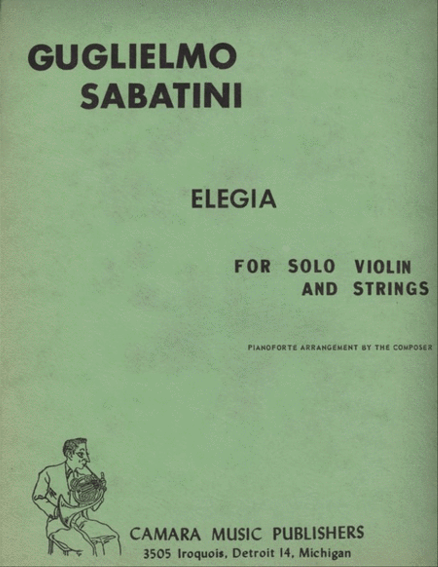 Elegia Elegia Violin Solo scores gallery preview page 1