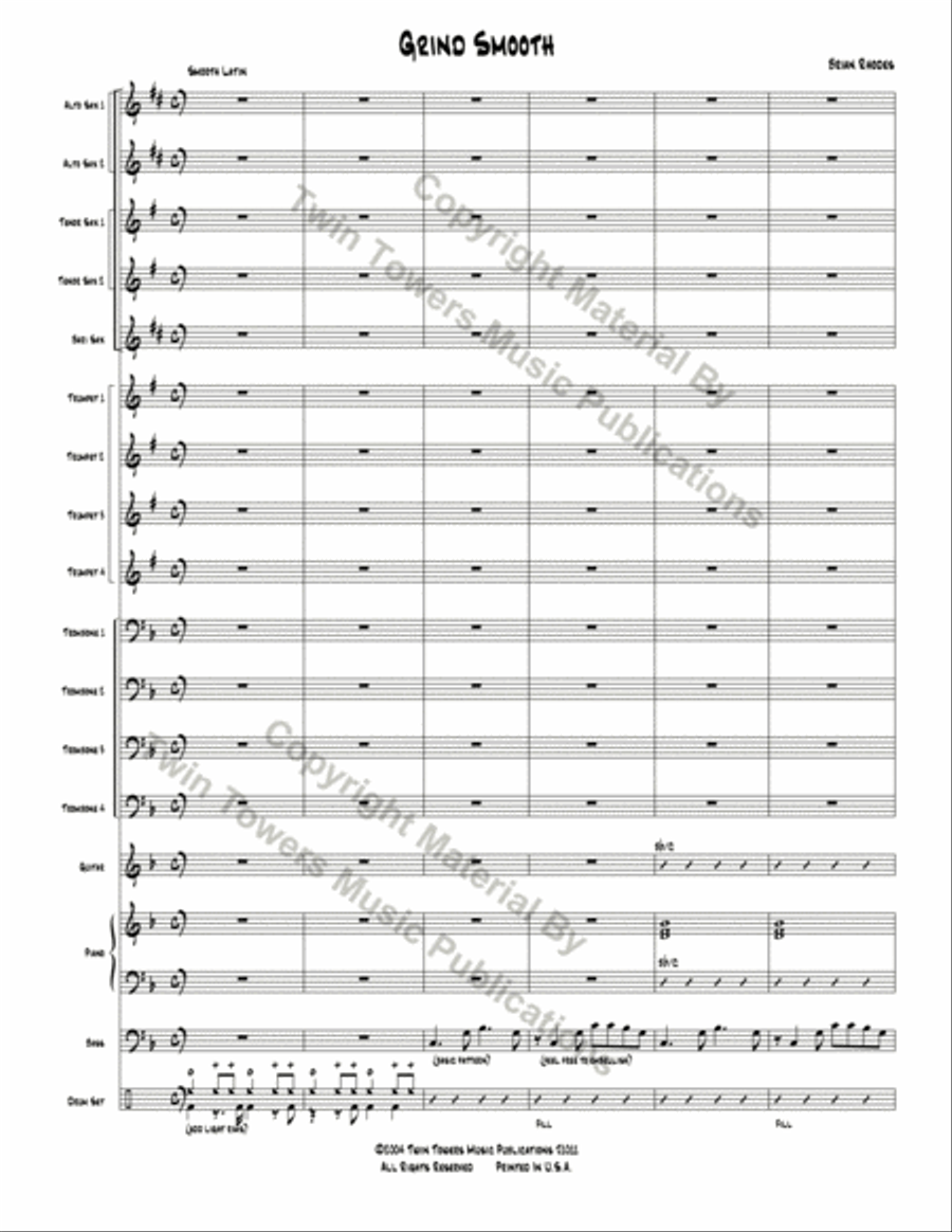 Grind Smooth Jazz Ensemble scores gallery preview page 3