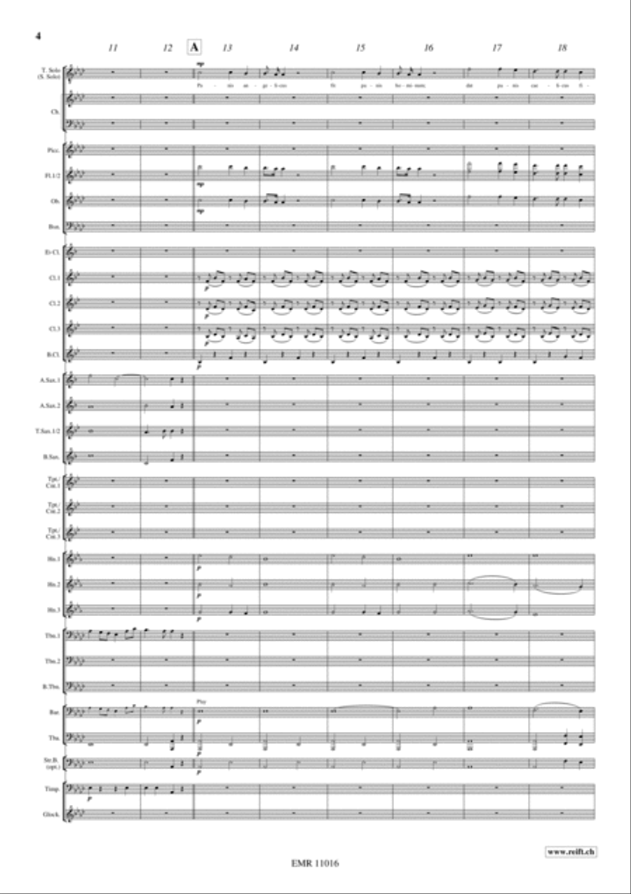 Panis Angelicus 4-Part scores gallery preview page 6