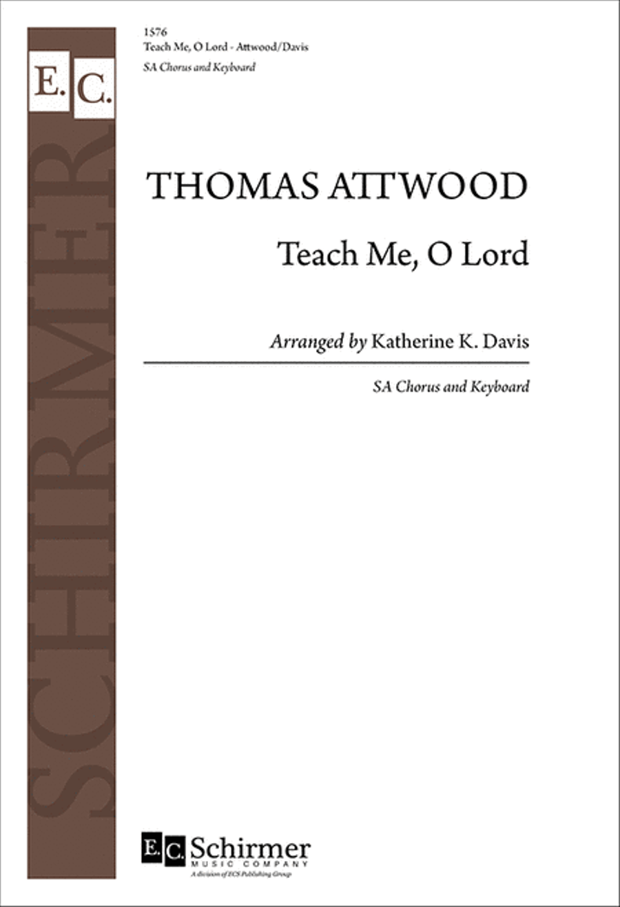 Teach Me, O Lord SA scores gallery preview page 1