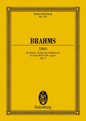 Book cover for Piano Trio B major