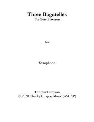 Three Bagatelles for Sax