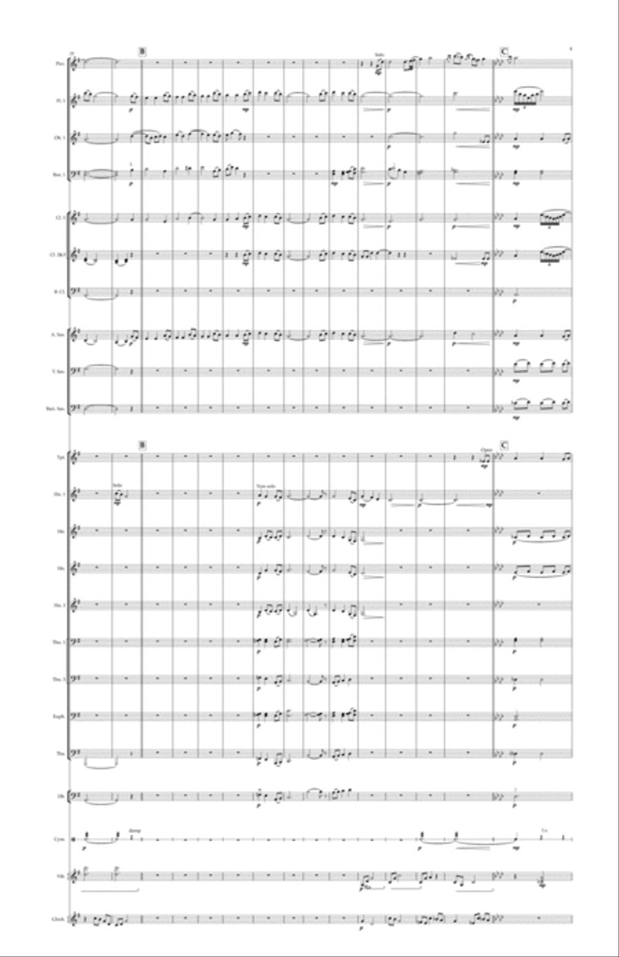 Infant Holy Concert Band scores gallery preview page 5