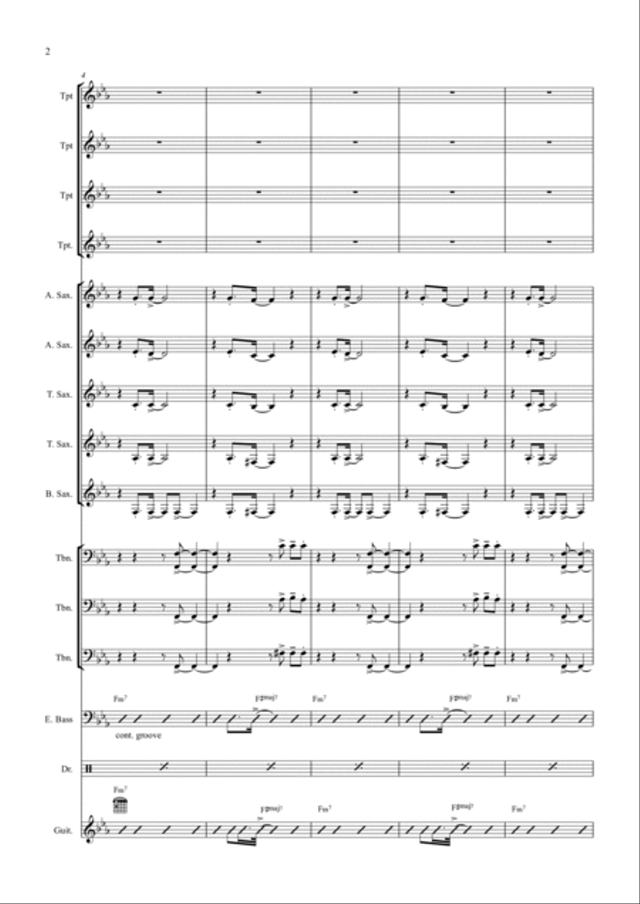 Heavy Trucks Heavy Trucks Jazz Ensemble scores gallery preview page 2