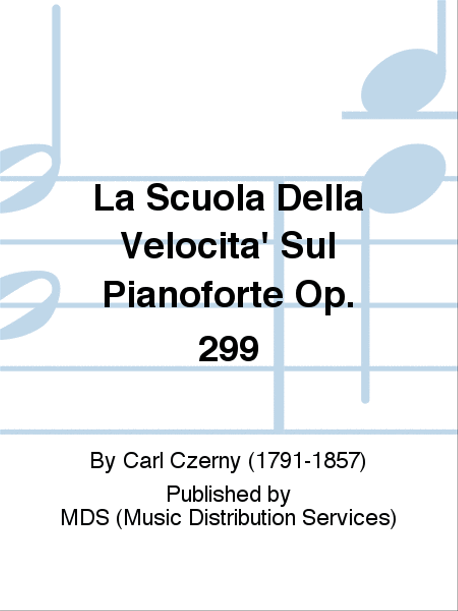 La Scuola Della Velocita' sul Pianoforte op. 299 Piano Solo scores gallery preview page 1