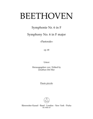 Book cover for Symphony, No. 6 F major, Op. 68 'Pastorale'