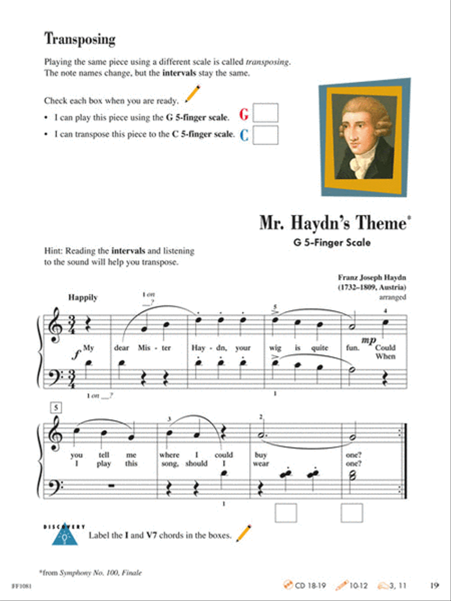 Level 2A – Lesson Book – 2nd Edition Piano Method scores gallery preview page 5