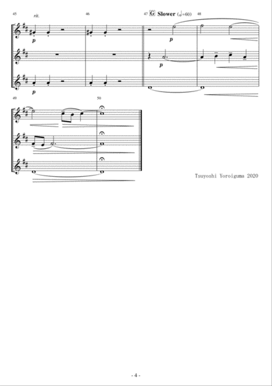 I Saw Mommy Kissing Santa Claus Woodwind Trio scores gallery preview page 4