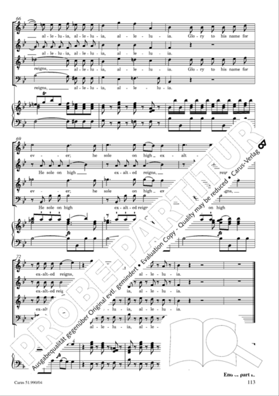The Creation 4-Part scores gallery preview page 114
