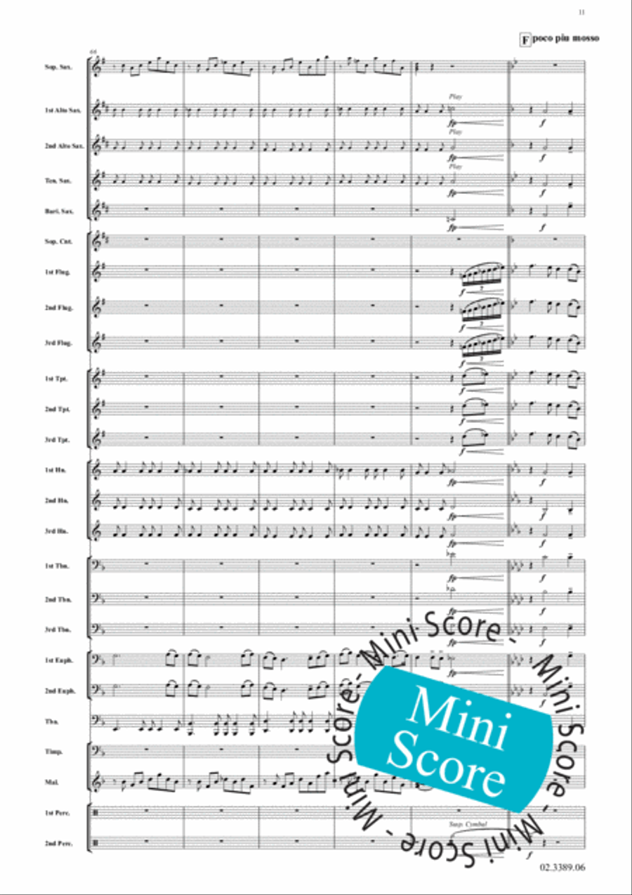 Moby Dick Fanfare Band scores gallery preview page 15
