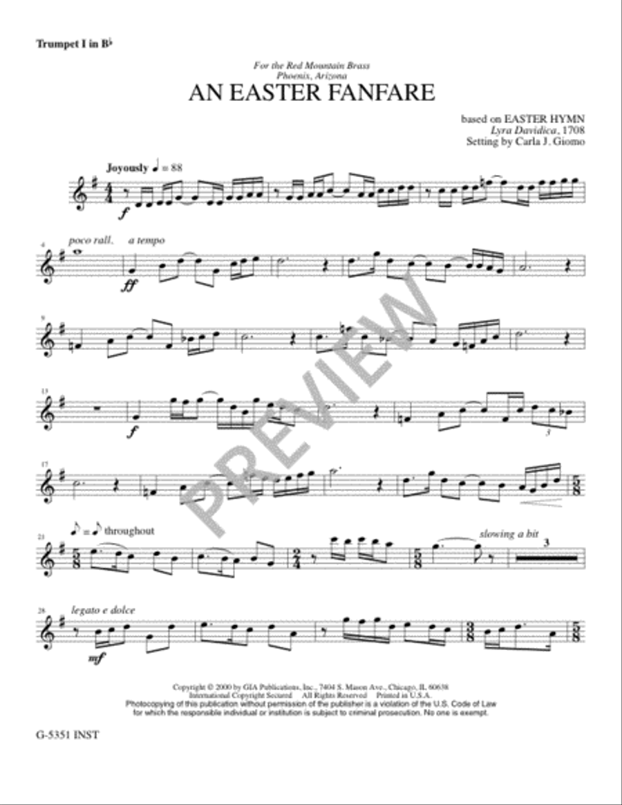 An Easter Fanfare image number null