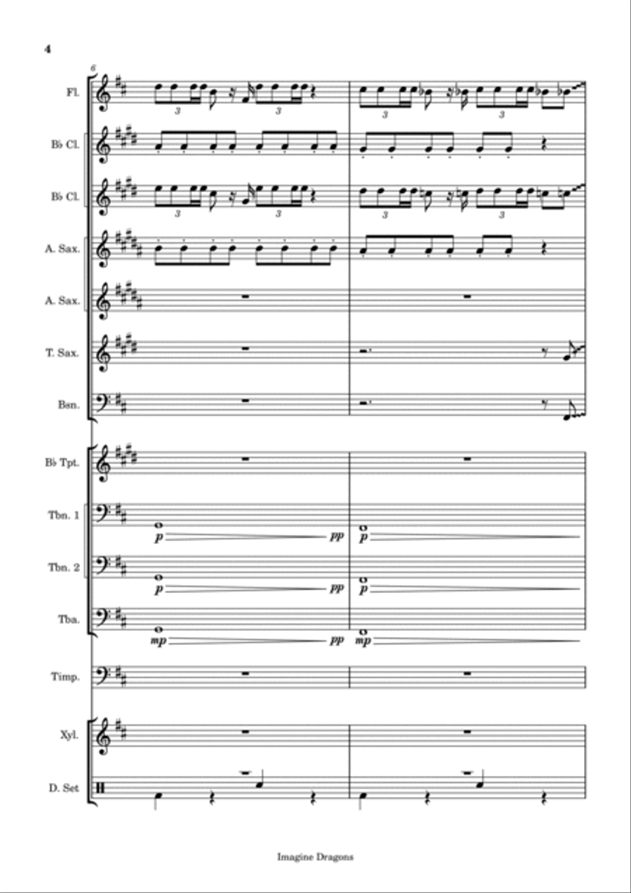 Enemy Concert Band scores gallery preview page 4