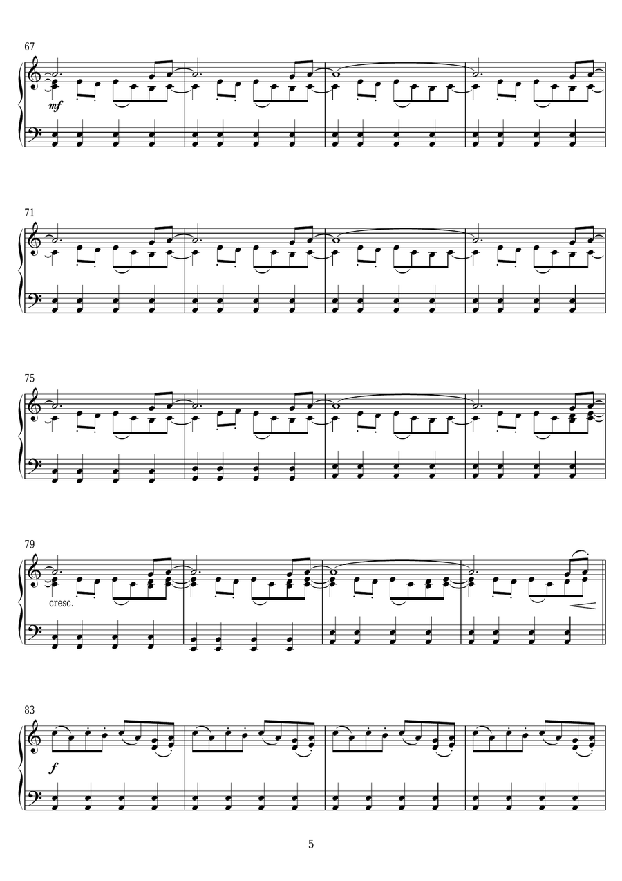 Elements Piano Solo scores gallery preview page 5