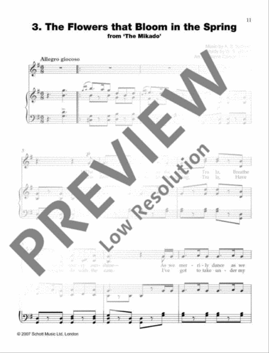 Best of Gilbert and Sullivan Voice scores gallery preview page 12