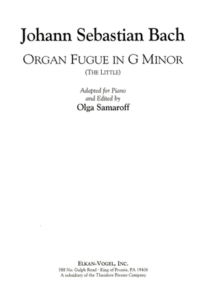 Book cover for Organ Fugue in G Minor