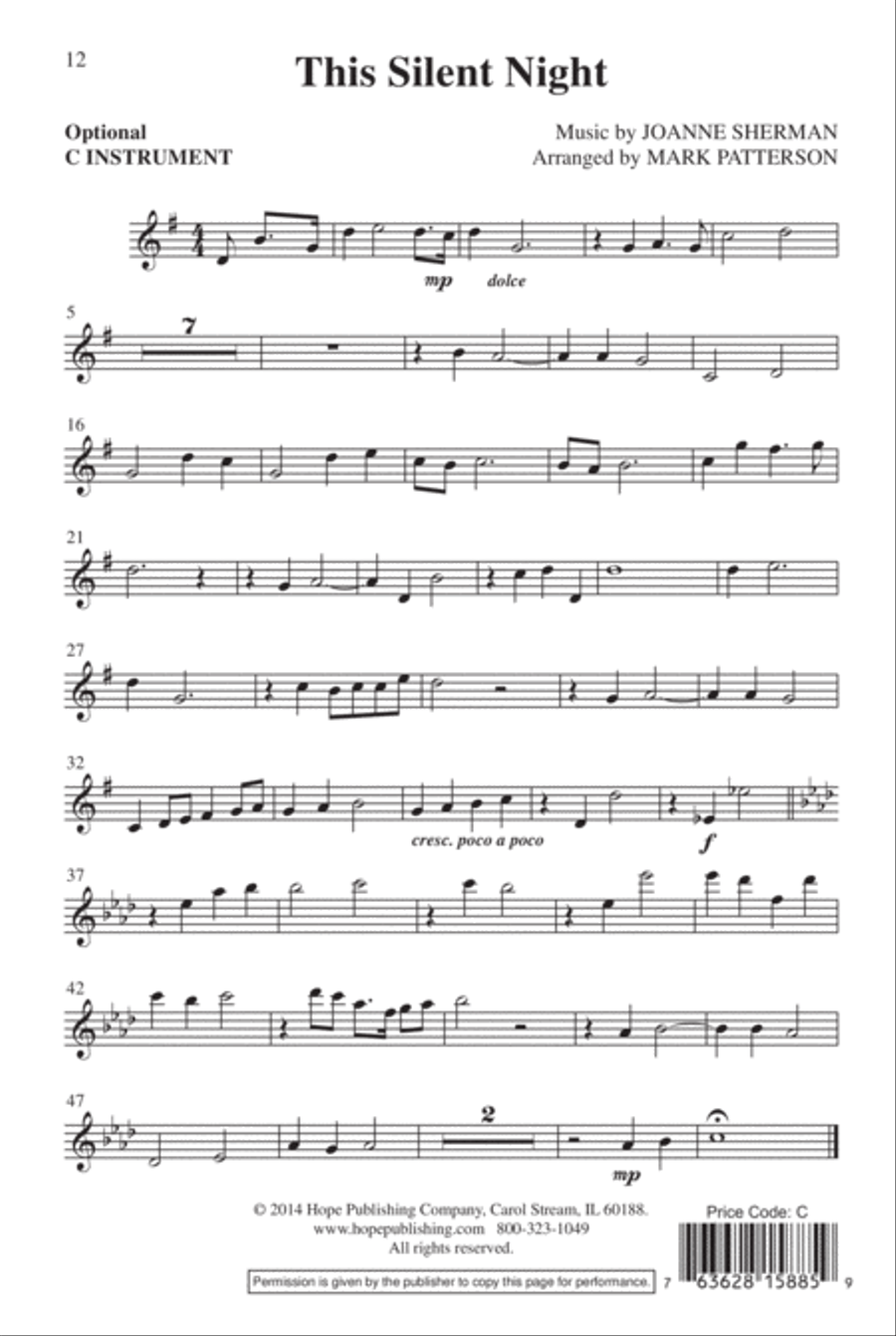 This Silent Night This Silent Night 4-Part scores gallery preview page 13