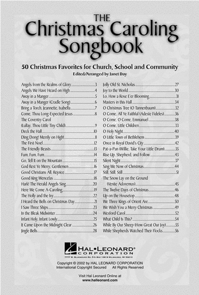 The Christmas Caroling Songbook image number null